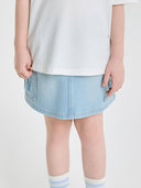 Megagram Cargo Denim Skirt