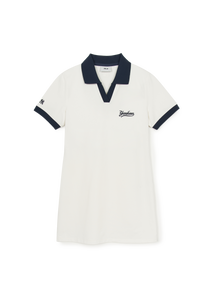 Women's Basic Open Collar Slim Fit Pk Ops