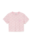 Women's Classic Monogram Jacquard Crop T-shirt