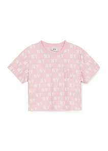 Women's Classic Monogram Jacquard Crop T-shirt
