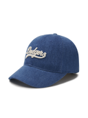 Varsity Cursive Denim Unstructured Ball Cap