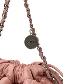 Basic Quilting PU Mini Bucket Cross Bag