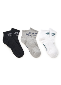 Sportive Varsity Short Socks 3pairs Set