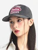 Varsity Vintage Oval Stitch Cursive Unstructured Ball Cap