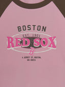 Women's Varsity Washing Vintage Raglan Crop T-shirt