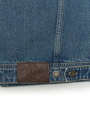 Mlb Hannam Vintage Lettering Denim Trucker Jacket