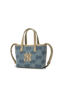 Classic Monogram Denim Embo Mini Cross Bag
