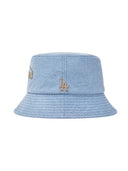 Vintage Denim Curve Logo Bucket Hat