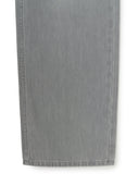 Women's Basic Small Logo Summer Tencel Wide Denim Pants