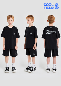 [cool Field] Sportive Basic Woven Pocket T-shirt Set