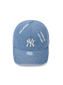 Basic Washing Denim Unstructured Ball Cap