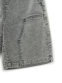 BASIC JERSEY DENIM DOUBLE KNEE SHORTS