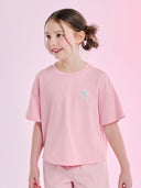 Basic Small Logo Crop T-shirt