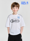 [cool Field] Basic Outdoor Blocking Round Logo T-shirt