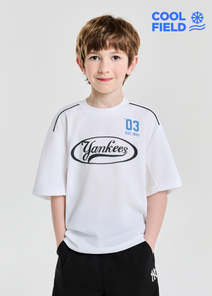[cool Field] Basic Outdoor Blocking Round Logo T-shirt