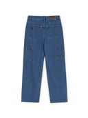 Men's Dia Monogram Embo Patched Semi Wide Carpenter Denim Pants