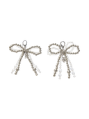 DOUBLE BEADS RIBBON CHARM