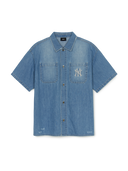 Basic Summer Short Sleeve Denim Shirts