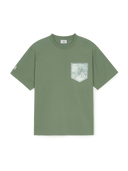 Denimlike Monotive Poket Over Fit T-shirt