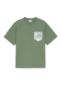 Denimlike Monotive Poket Over Fit T-shirt