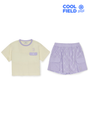 [cool Field] Mono-outdoor T-shirt Set (girl's)