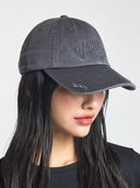 Varsity Vintage Cursive Tone-on-tone Unstructured Ball Cap