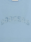 Women's Denimlike Lettering Big Lux Crop T-shirt