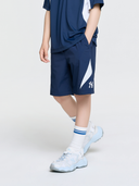 SPORTIVE VARSITY MESH-BLOCKING Shorts(SET)