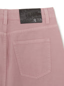 Women's Varsity Lettering Denim Skirt