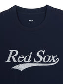 Varsity Cursive Woven Short Sleeve Sweatshirt