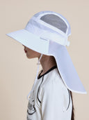 Cursive Wide Flapcap