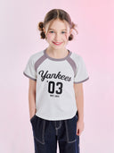 Varsity Girl's Crop T-shirt