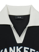 Women's Varsity Open Collar Slim Fit Ops