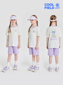 [cool Field] Sportive Character Artwork T-shirt Set