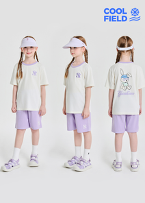 [cool Field] Sportive Character Artwork T-shirt Set