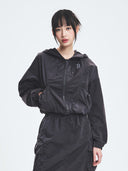 Women's Gorpcore Shirring Windbreaker