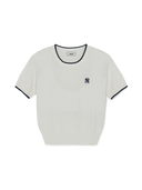 Women's Varsity Cool Touch Short Sleeve Knit Pullover