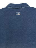 Basic Small Logo Stretched Denim Polo Shirt