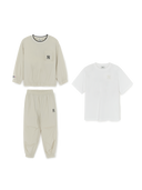 [Online Exclusive] Basic Woven Sweatshirt 3P Set