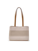 Varsity Lettering Canvas Shoulder Bag