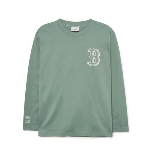 Basic Mega Logo Long Sleeve T-Shirts Boston Red Sox